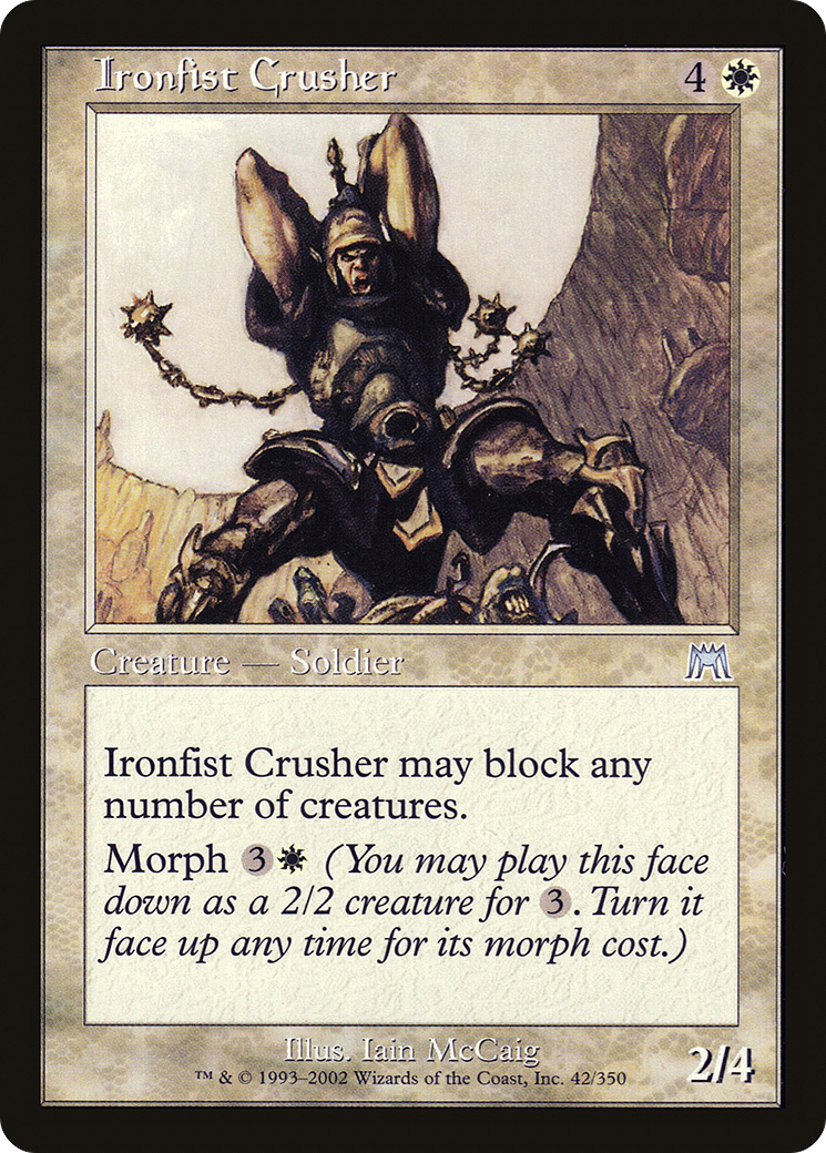 Broyeur de poing de fer (ONS-042) - Onslaught Foil 