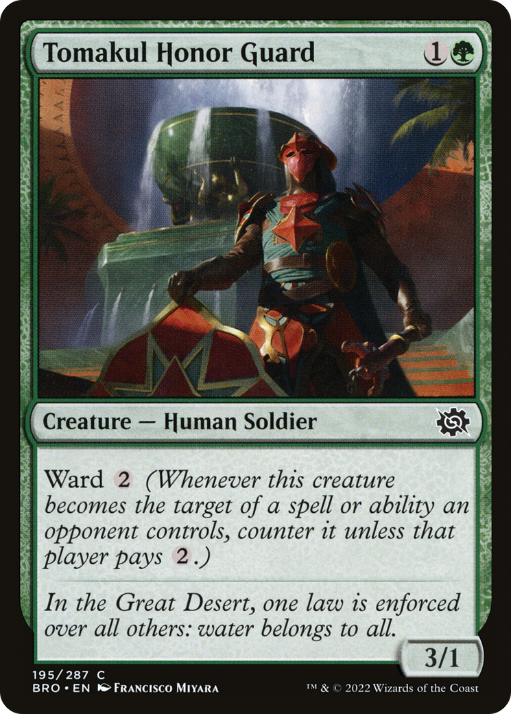 Tomakul Honor Guard (BRO-195) - The Brothers' War Foil