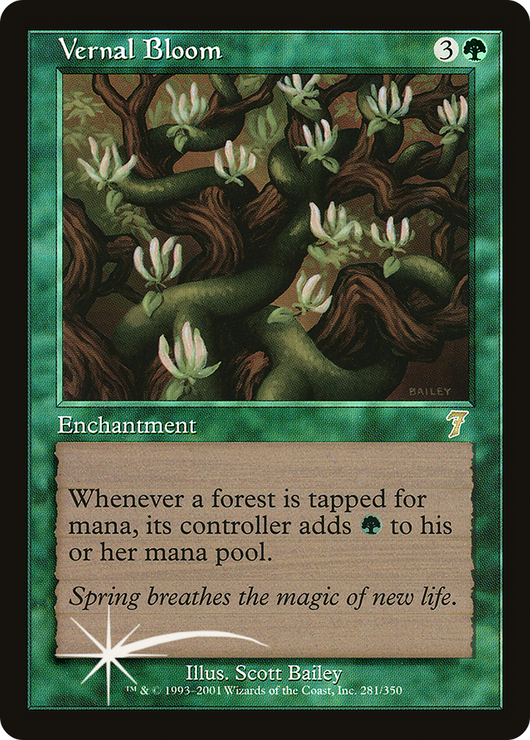 Vernal Bloom (7ED-281★) - Seventh Edition Foil