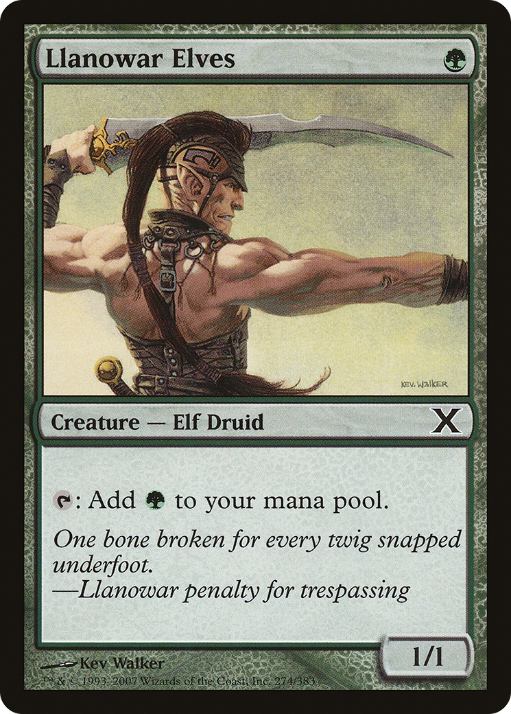 Elfes de Llanowar (10E-274) - Dixième édition