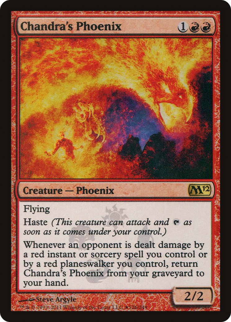 Phénix de Chandra (PM12-126★) - Cartes promotionnelles Magic 2012 