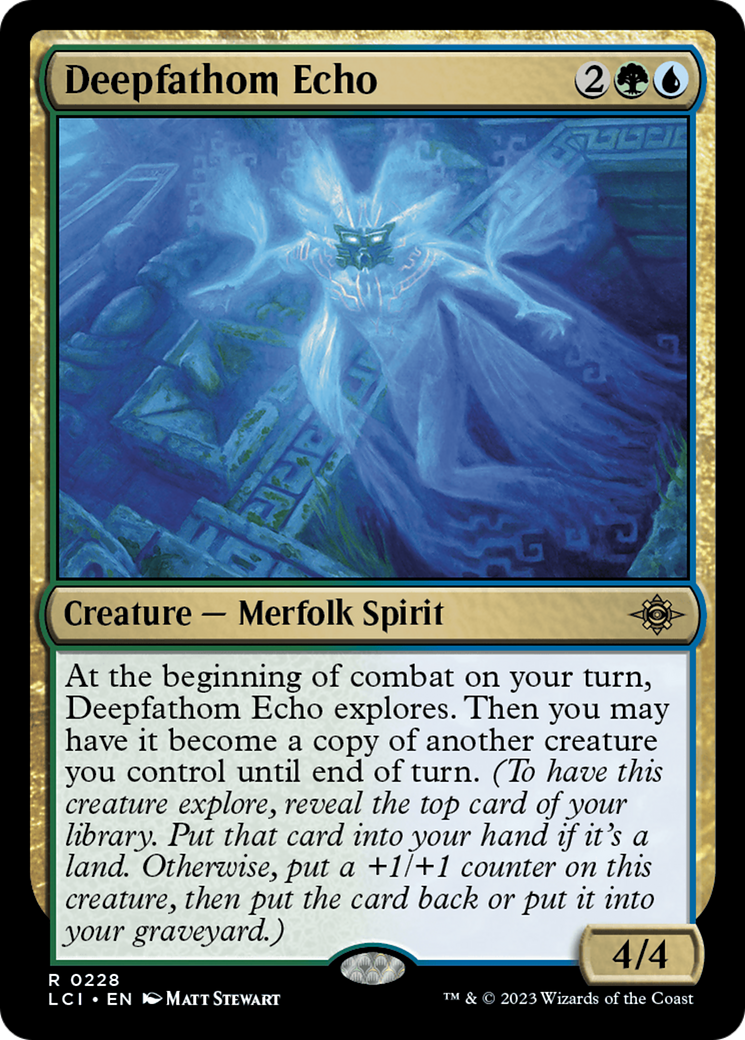 Deepfathom Echo (LCI-228) – Les cavernes perdues d'Ixalan