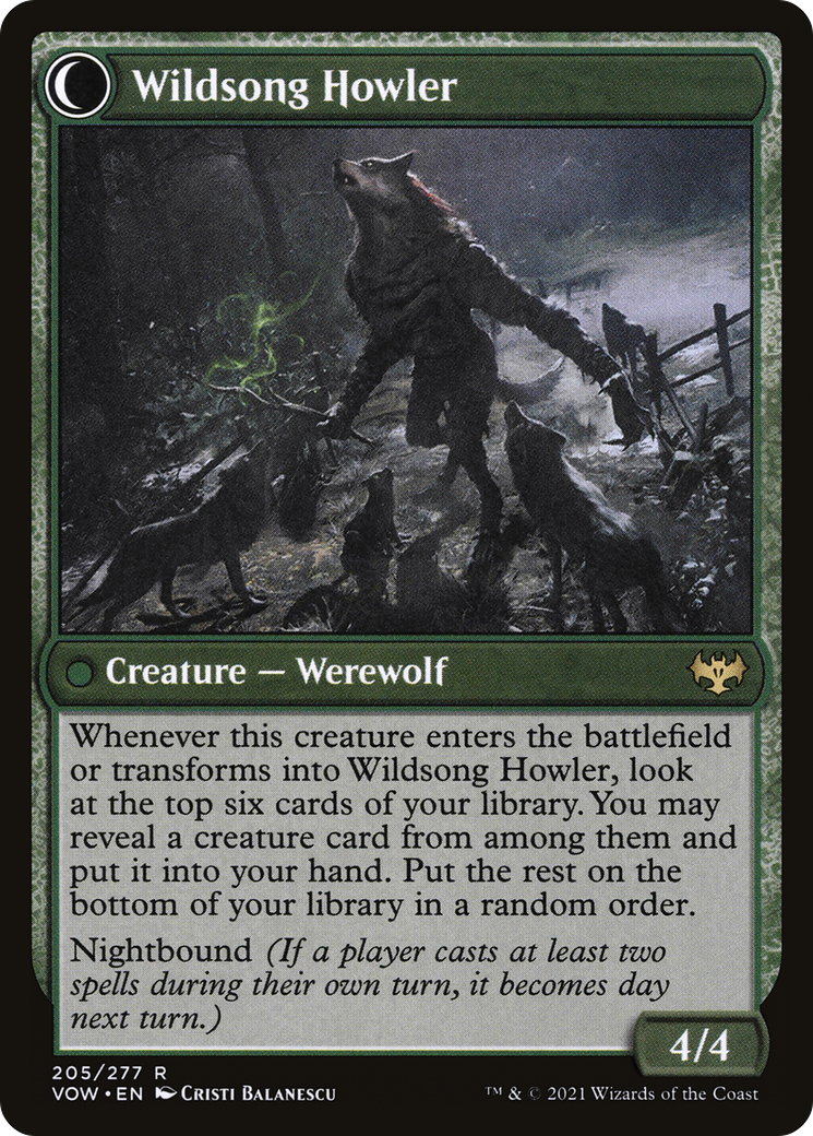 Howlpack Piper (VOW-205) - Innistrad: Crimson Vow: (Double Faced Transform)