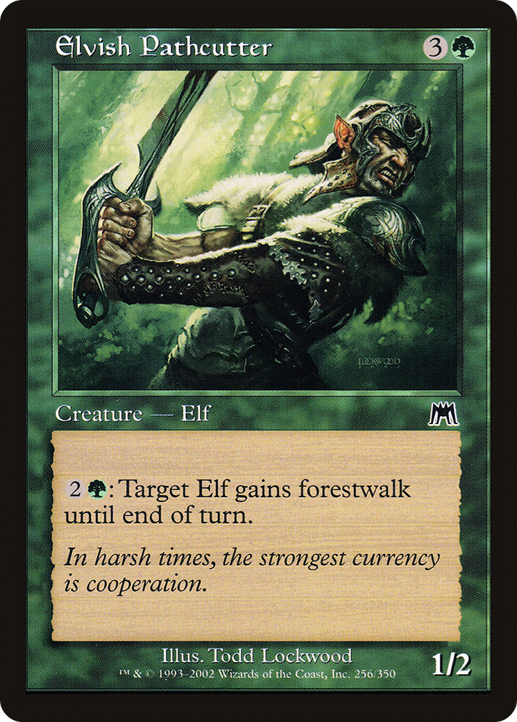 Elfique Pathcutter (ONS-256) - Onslaught Foil 