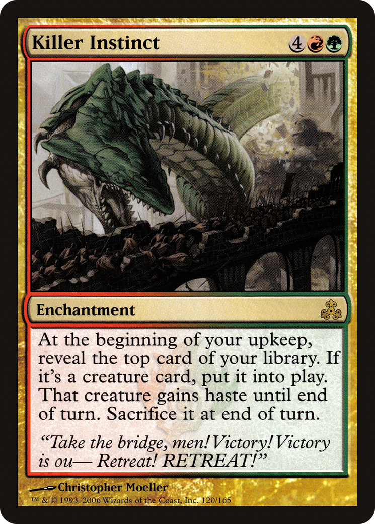 Killer Instinct (GPT-120) - Feuille du Pacte des Guildes 