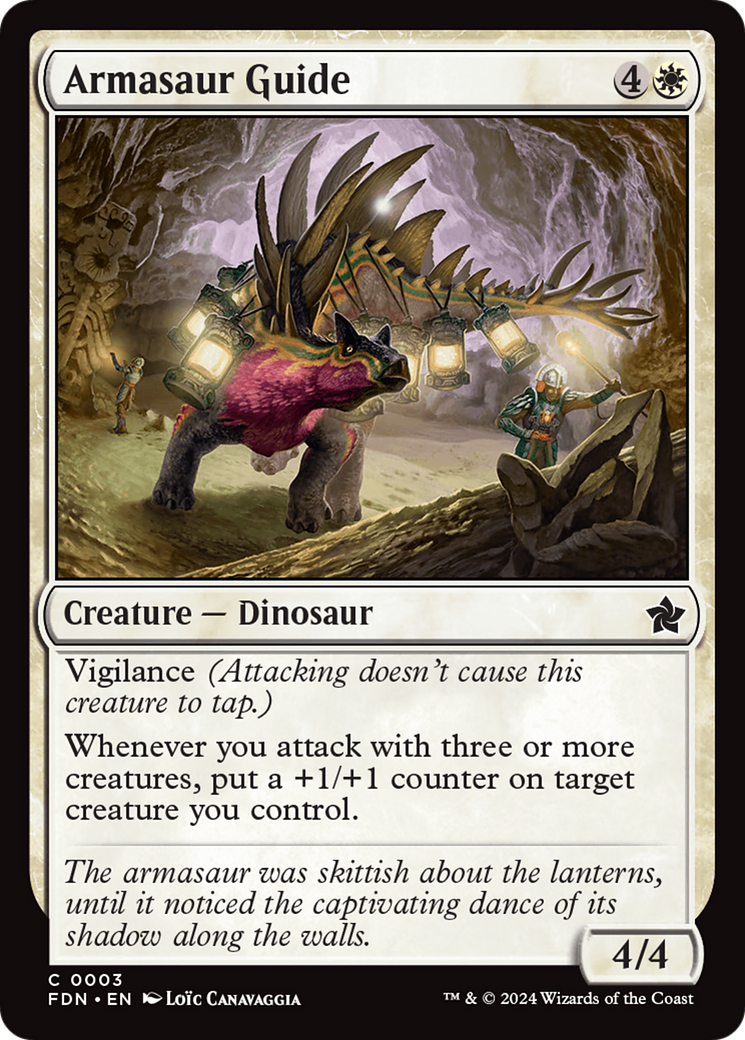 Guide d'Armasaur (FDN-003) - Fondations 