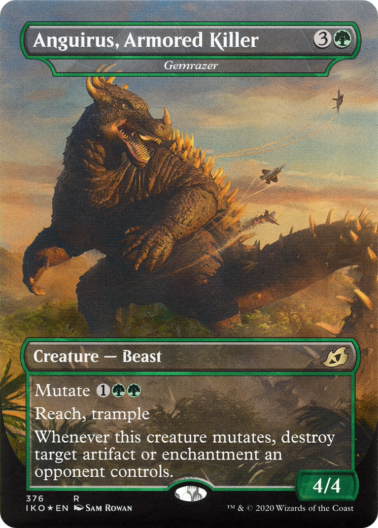 Gemrazer (IKO-376) - Ikoria : Repaire des Béhémoths / Anguirus, tueur en armure (sans frontières) 