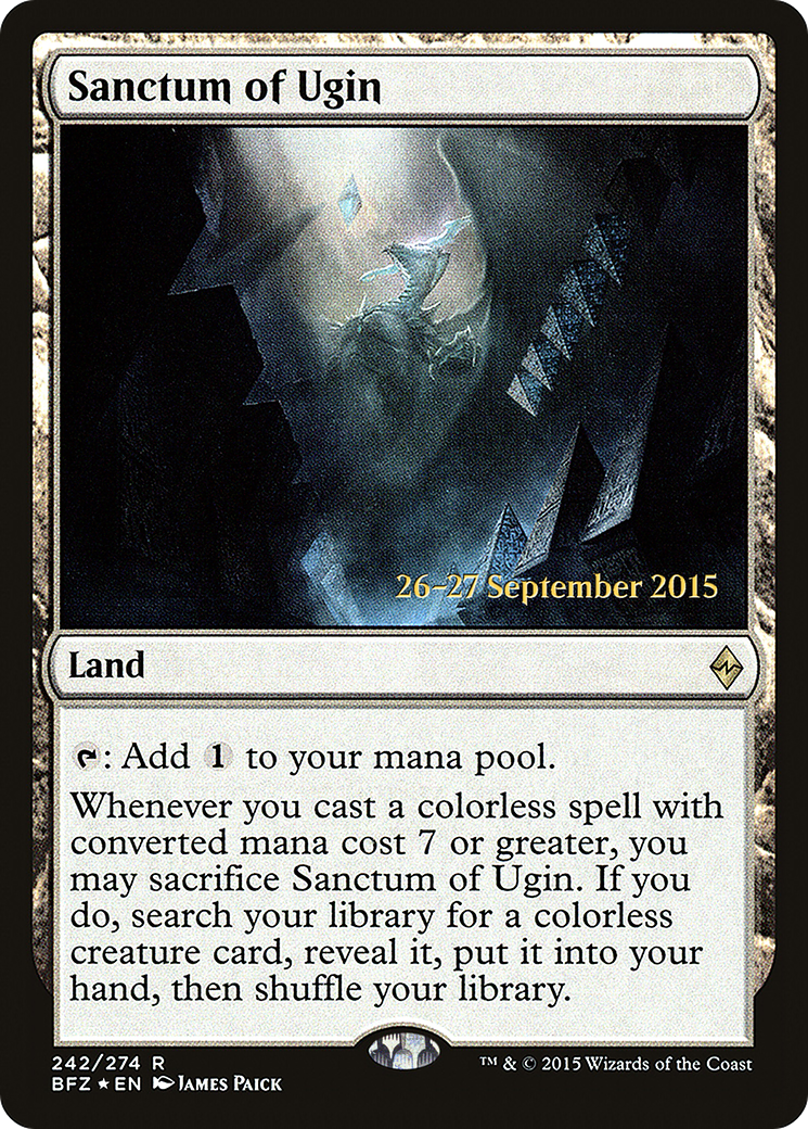 Sanctum of Ugin (PRE-242S) - Battle for Zendikar Promos Foil