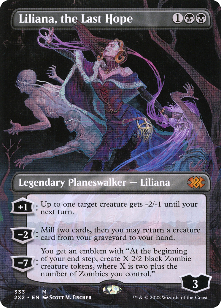 Liliana, le dernier espoir (2X2-333) - Double Masters 2022 (Borderless) Foil