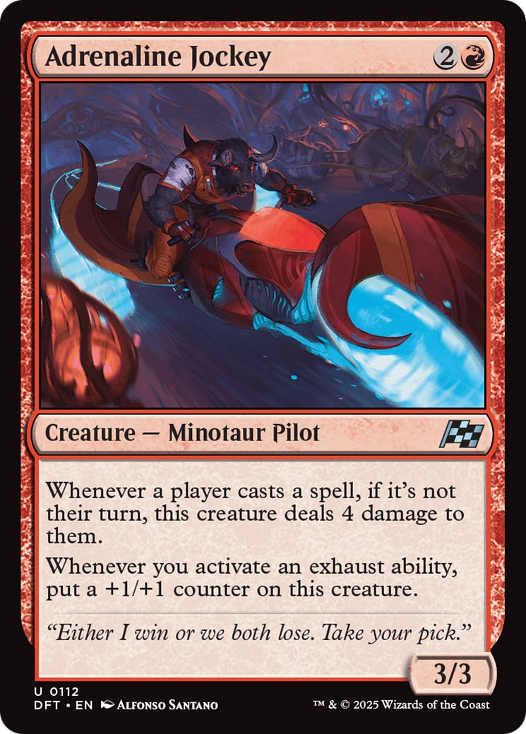 Adrénaline Jockey (-112) - Aetherdrift Foil 