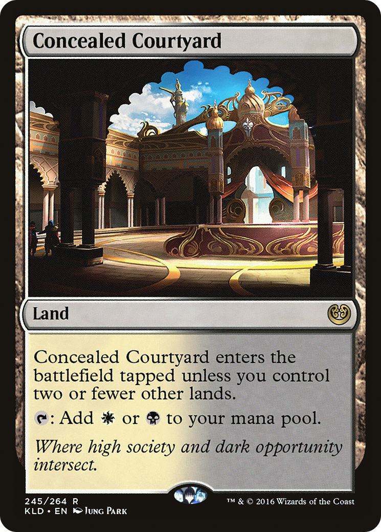Cour cachée (KLD-245) - Feuille Kaladesh 