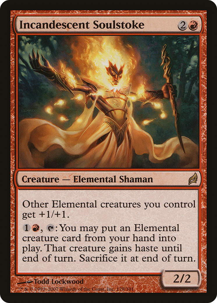 Incandescent Soulstoke (LRW-178) - Lorwyn Foil 
