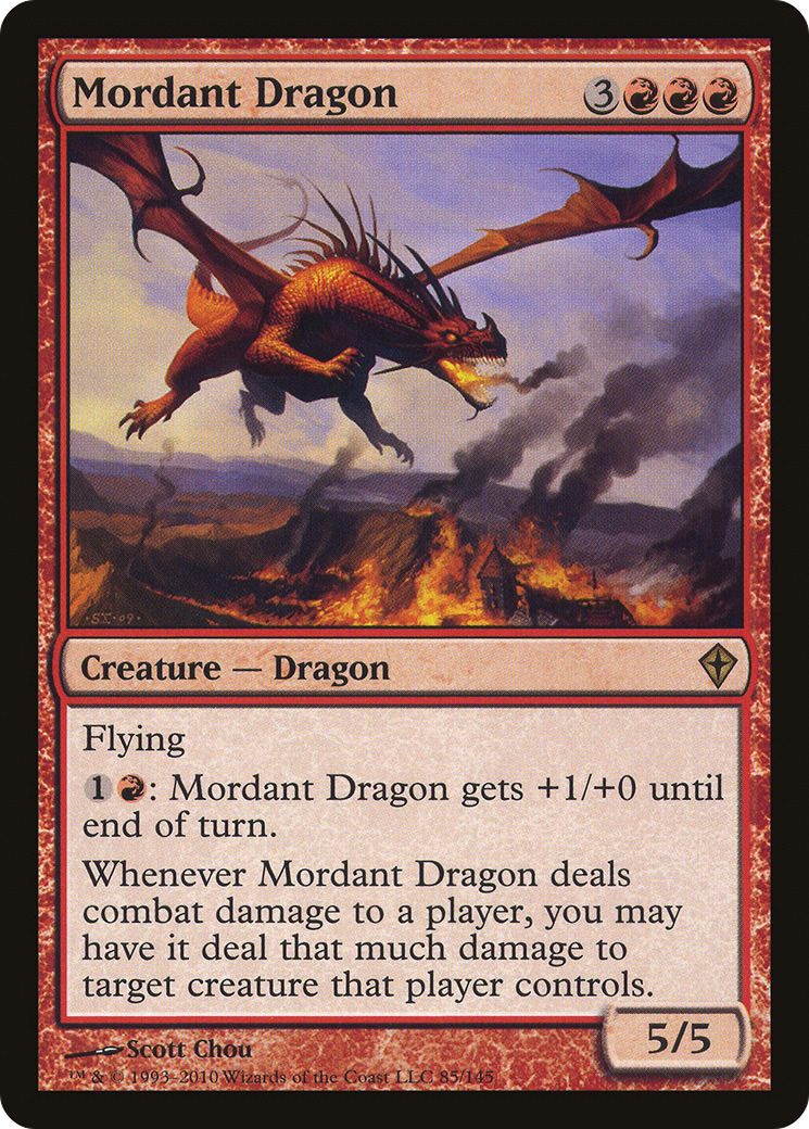 Dragon mordant (WWK-085) - Worldwake 