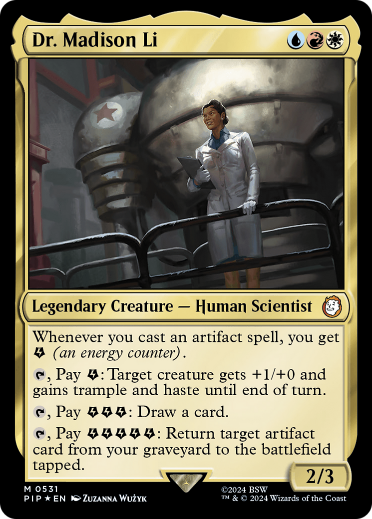 Dr Madison Li (PIP-531) - Fallout Foil 