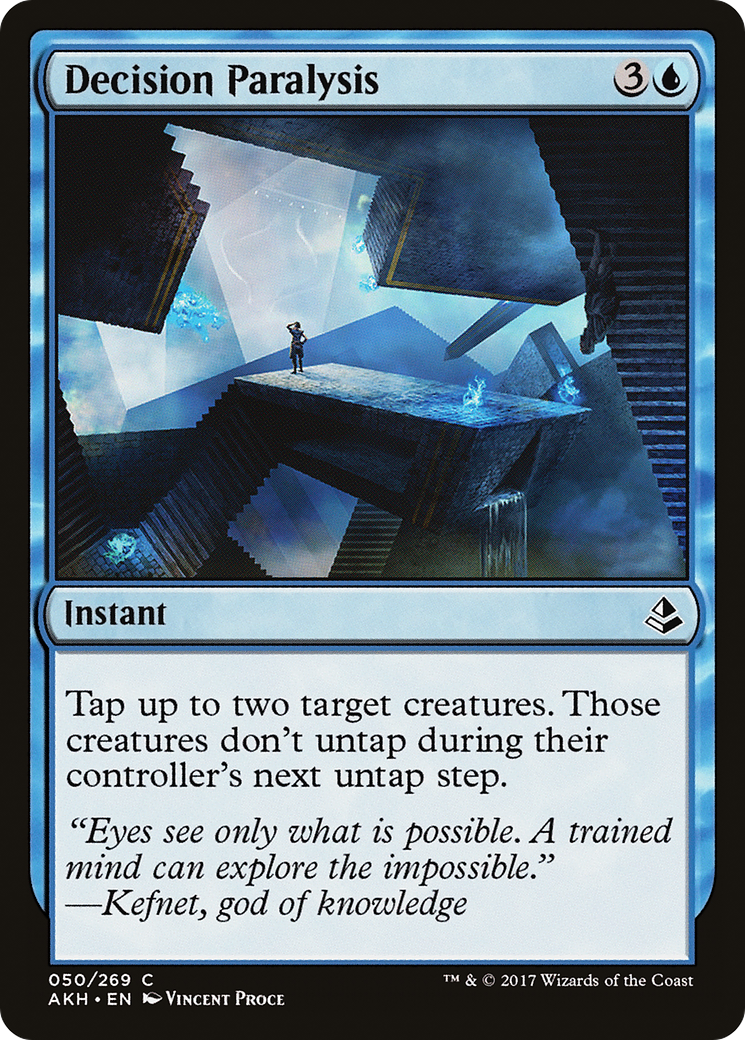 Paralysie décisionnelle (AKH-050) - Amonkhet Foil 