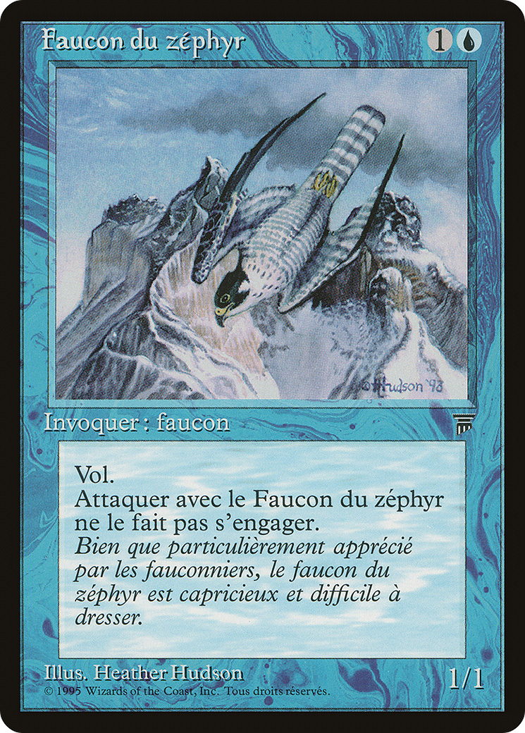 Zephyr Falcon (French) - "Faucon du zephyr" (REN-) - Renaissance