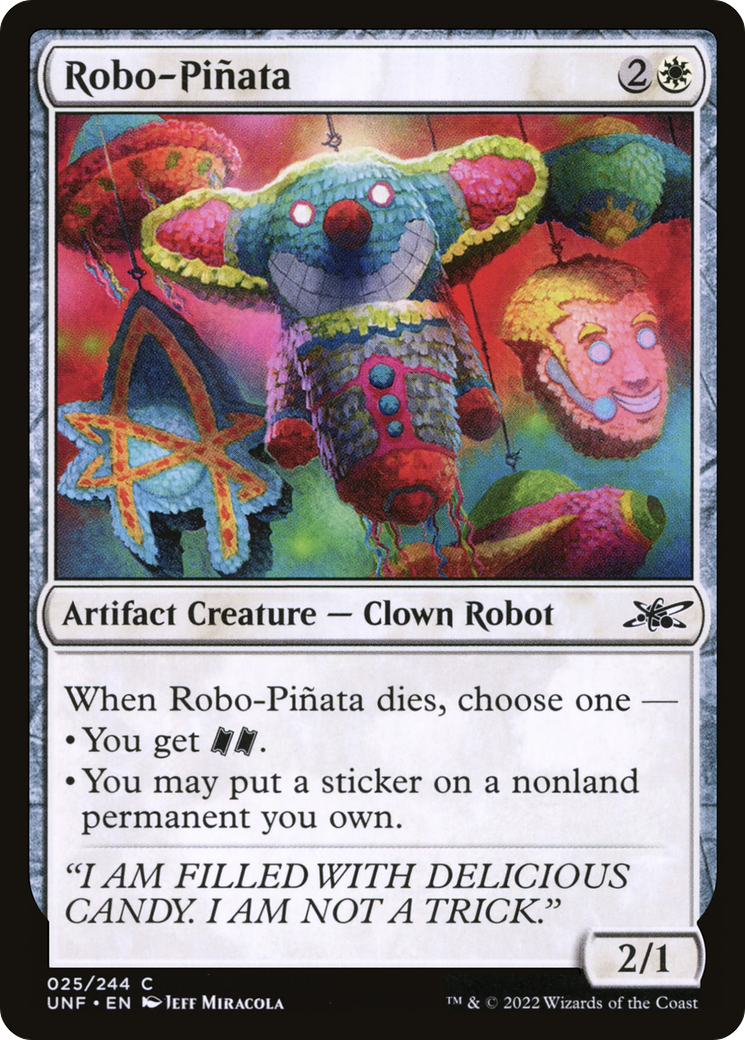 Robo-Piñata (UNF-025) - Unfinity Foil 