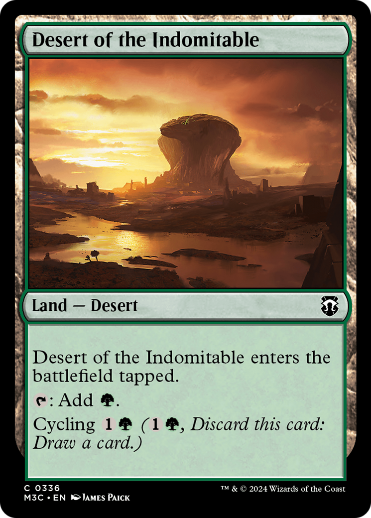 Désert des Indomptables (M3C-336) - Modern Horizons 3 Commander 