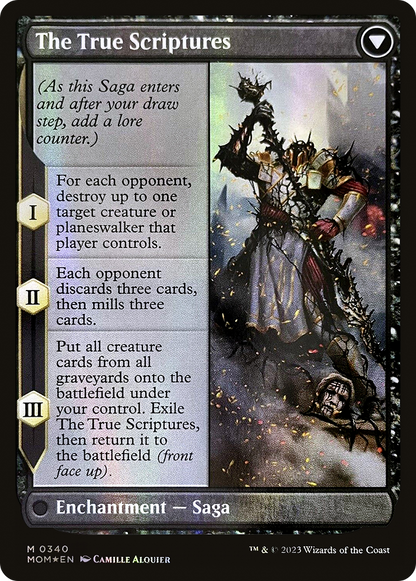Sheoldred (Serial Numbered) (MOM-340) - March of the Machine (Borderless) Foil
