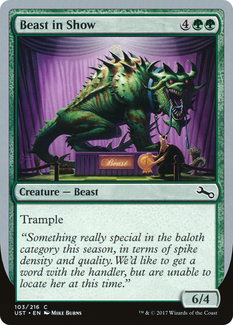 Bête en spectacle (UST-103C) - Instable 