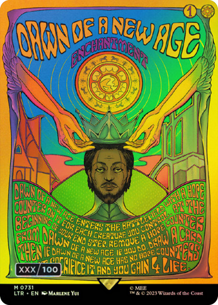 Dawn of a New Age (LTR-731) - The Lord of the Rings: Tales of Middle-earth (Borderless) Foil