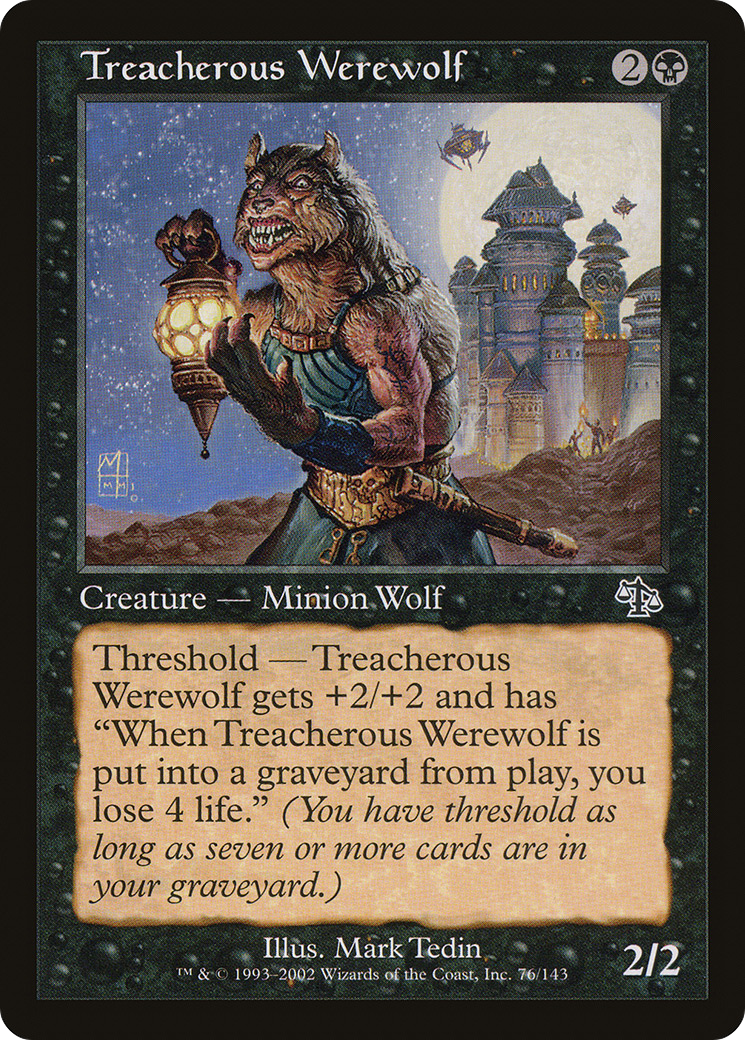Loup-garou traître (JUD-076) - Jugement Foil