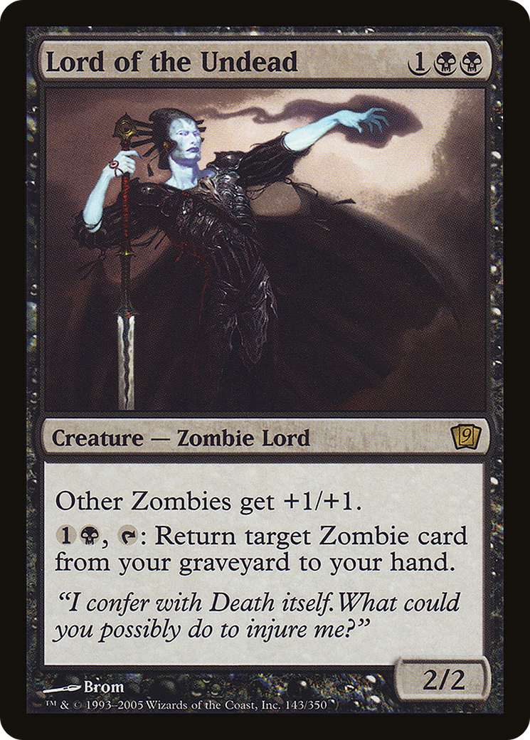 Lord of the Undead (9ED-143★) - Ninth Edition Foil