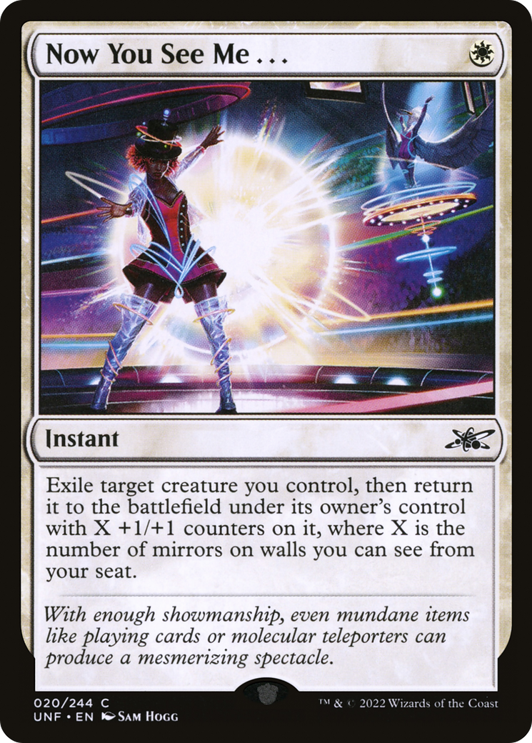 Now You See Me... (UNF-020) - Unfinity Foil
