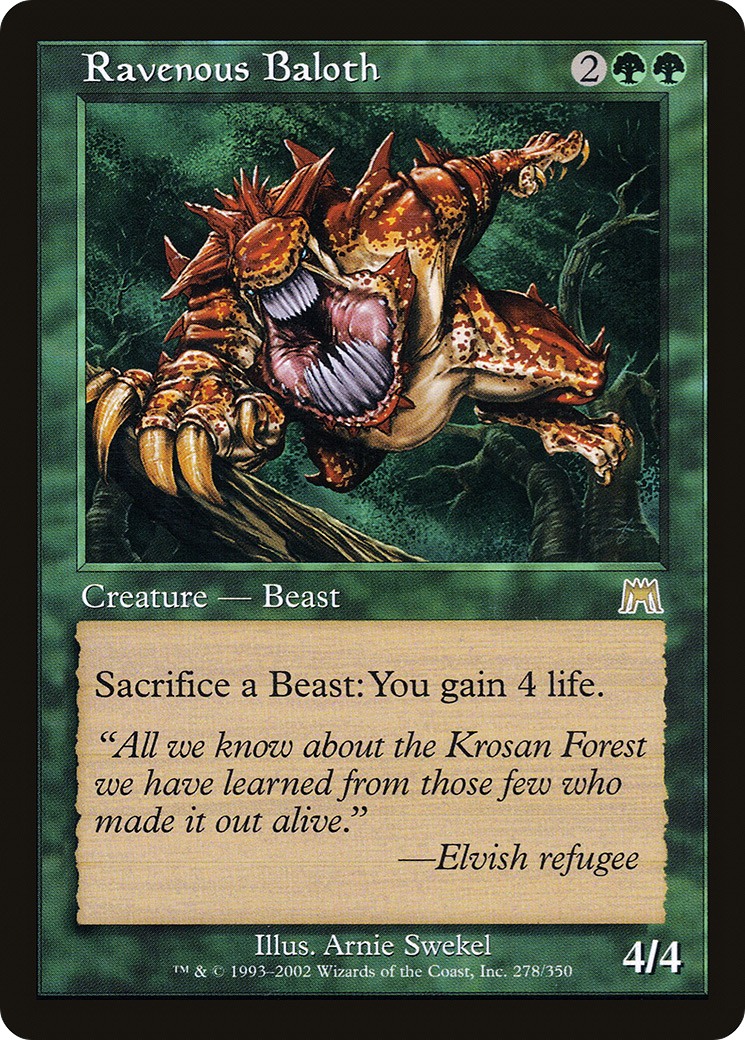 Baloth vorace (ONS-278) - Onslaught Foil