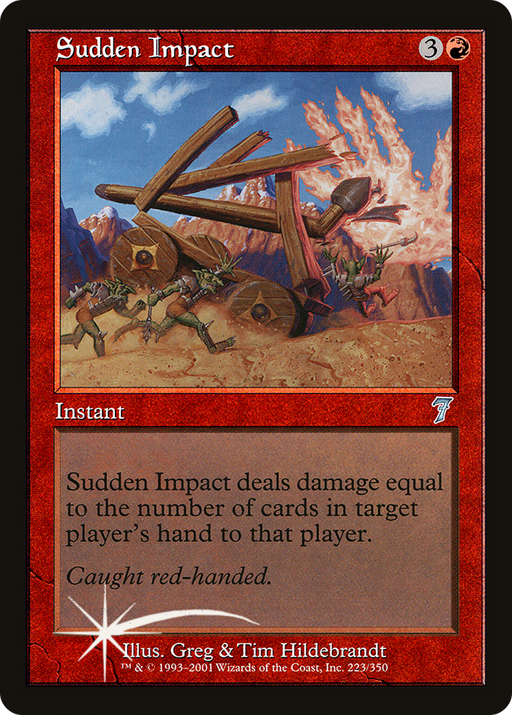 Sudden Impact (7ED-223★) - Seventh Edition Foil