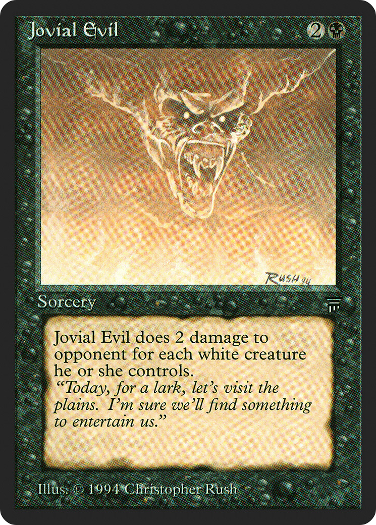 Jovial Evil (LEG-109) - Légendes 