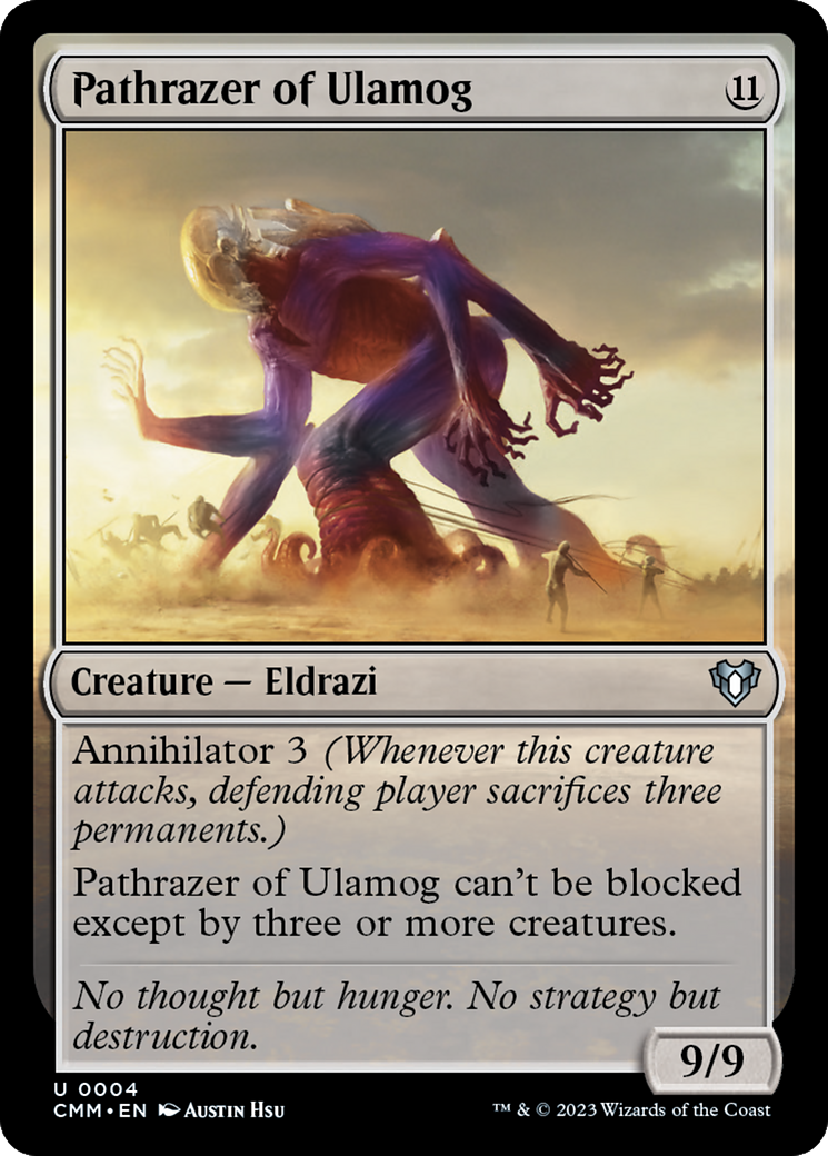 Pathrazer d'Ulamog (CMM-004) - Commander Masters Foil 