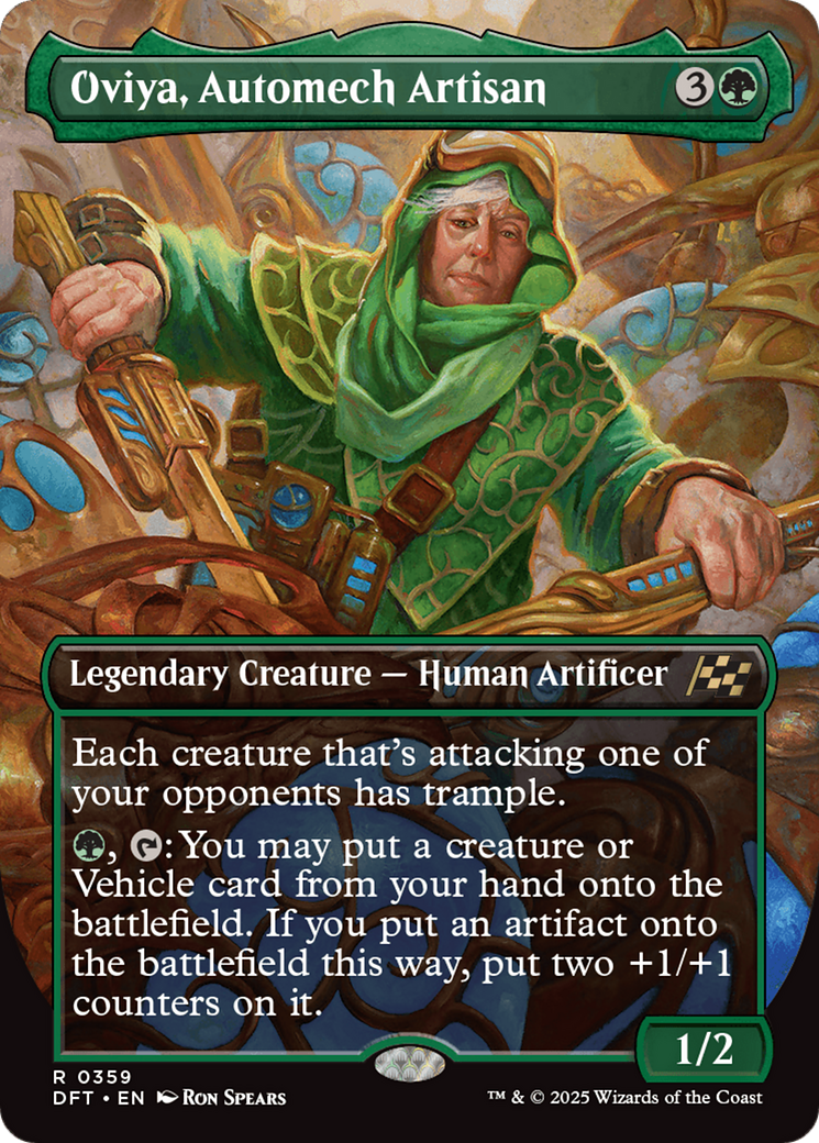 Oviya, artisan Automech (sans bordure) (-359) - Feuille d'Étherdrift 