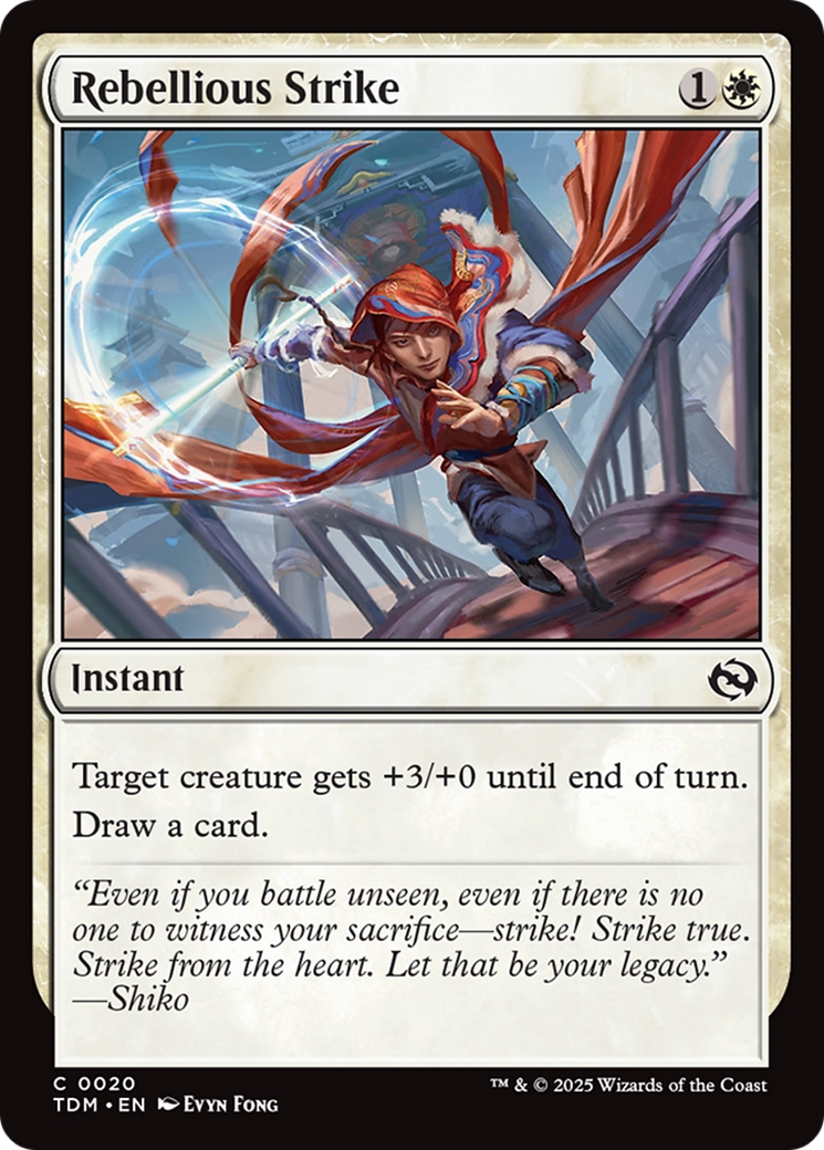 Frappe rebelle (TDM-020) - Tarkir : Tempête de dragons 