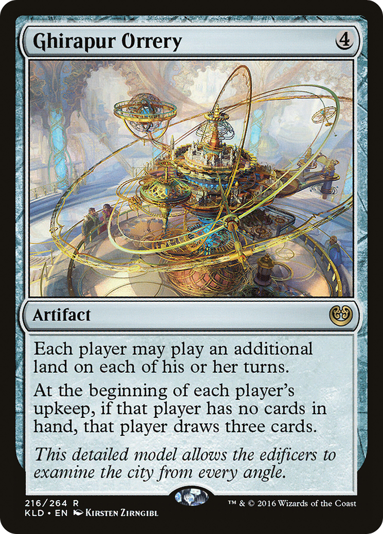 Planétaire Ghirapur (KLD-216) - Feuille de Kaladesh