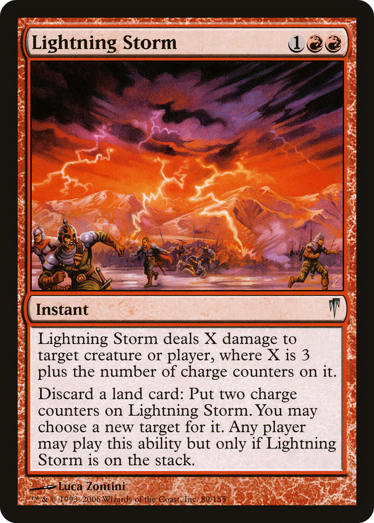 Orage (CSP-089) - Feuille d'aluminium sur la vague de froid