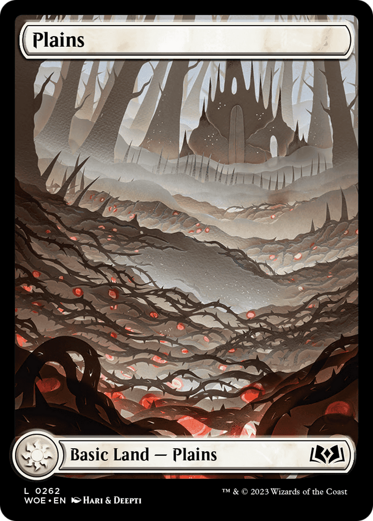 Plains (0262) (WOE-262) - Wilds of Eldraine: (Full Art) Foil