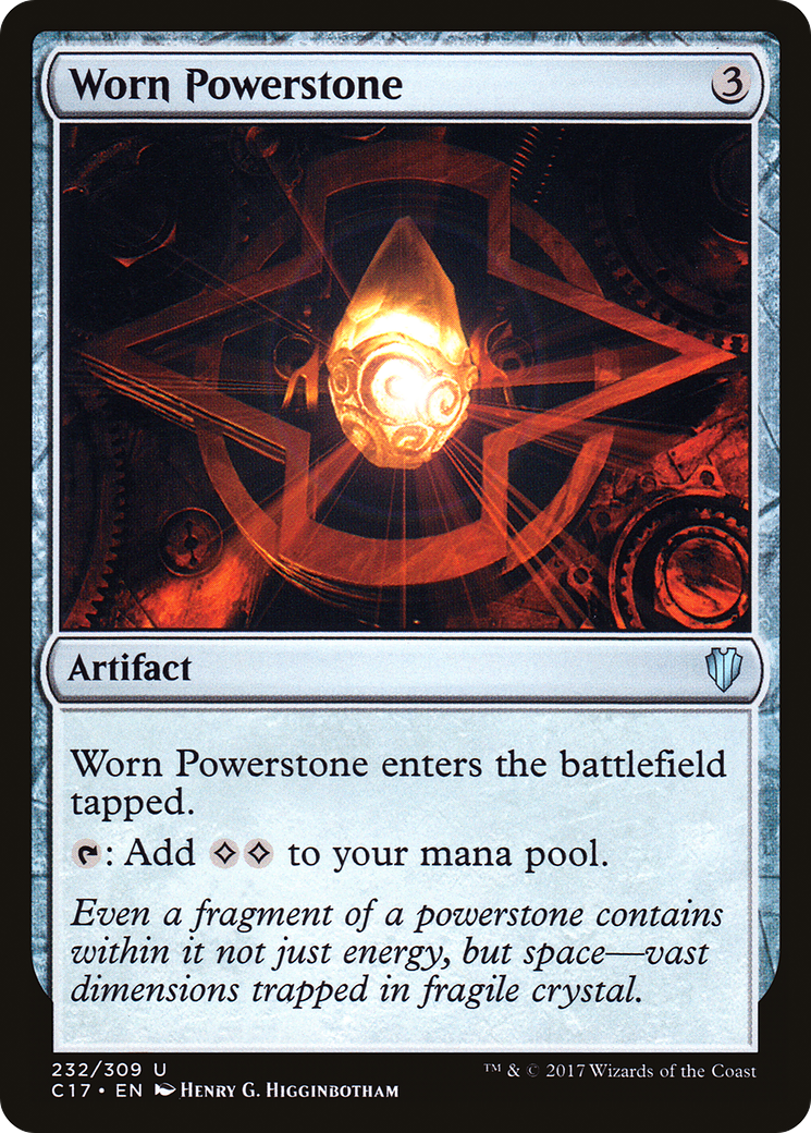 Worn Powerstone (C17-232) - Commander 2017