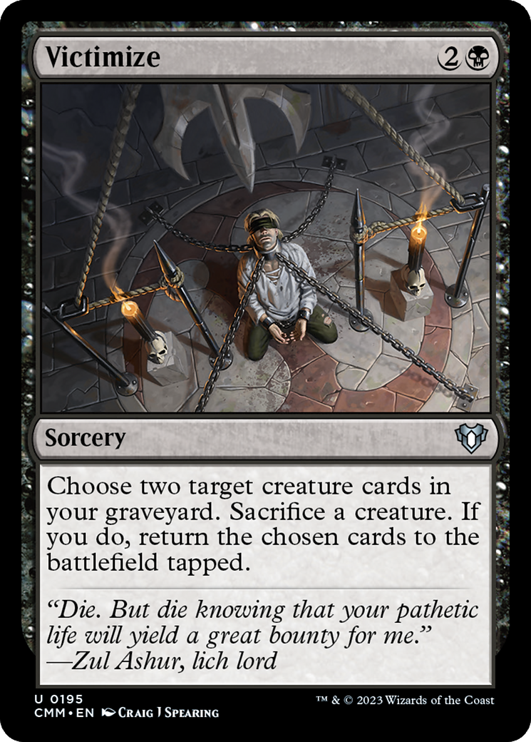 Victimiser (CMM-195) - Commander Masters Foil 