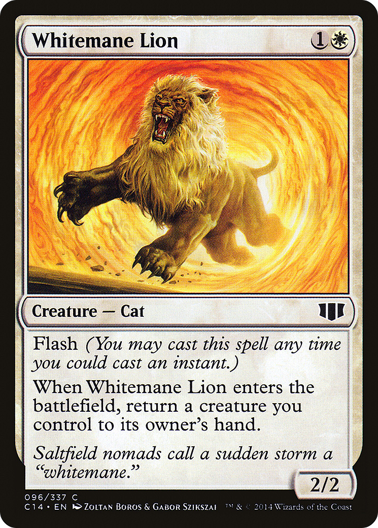 Whitemane Lion (C14-096) - Commander 2014