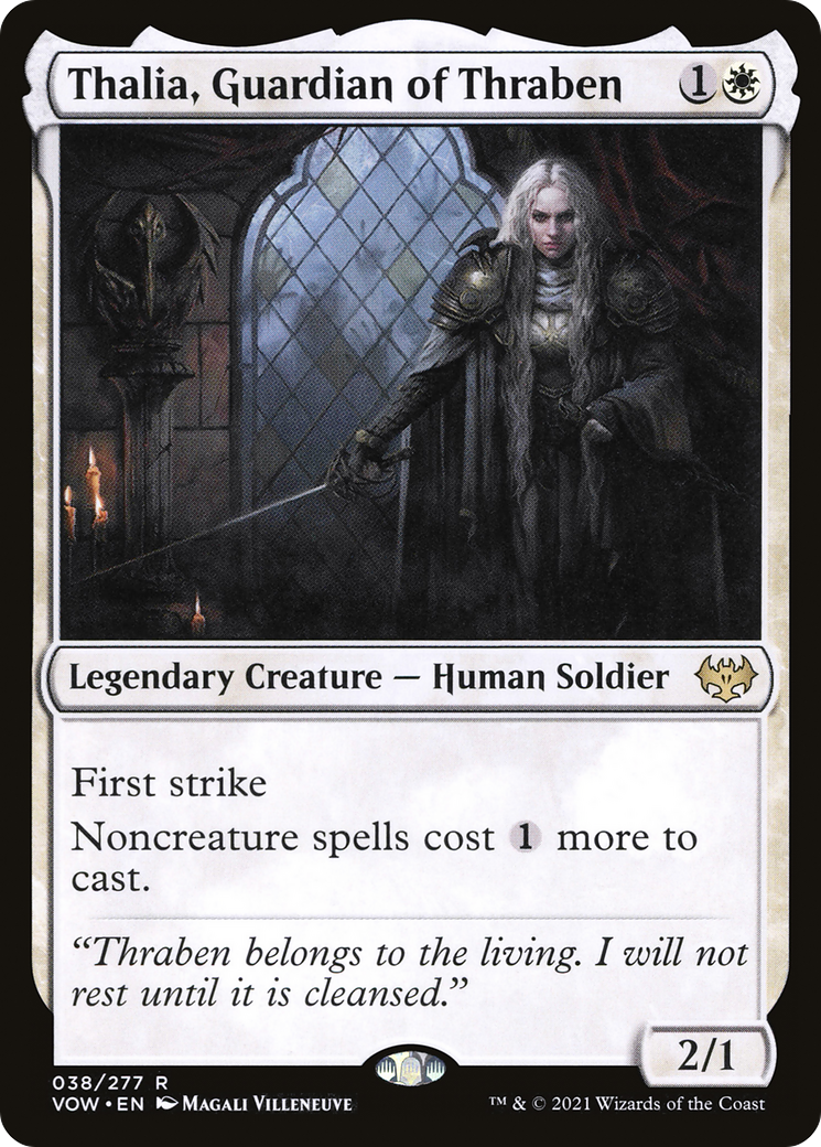 Thalia, Guardian of Thraben (VOW-038) - Innistrad: Crimson Vow Foil