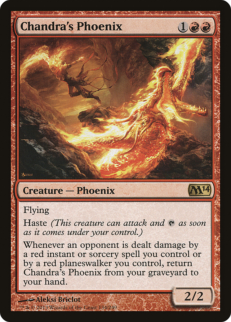 Phénix de Chandra (M14-134) - Magic 2014 Foil