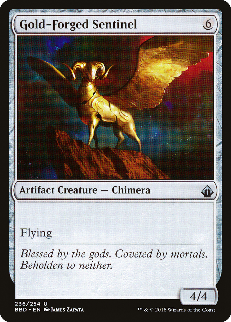 Sentinelle forgée en or (BBD-236) - Battlebond Foil