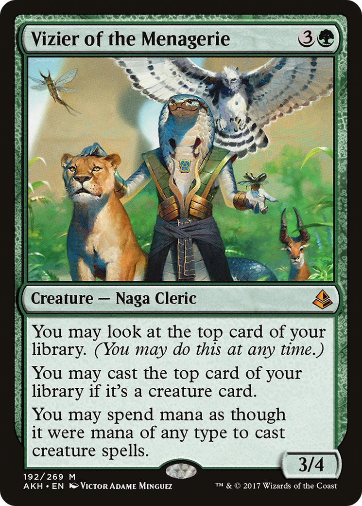 Vizir de la Ménagerie (AKH-192) - Amonkhet Foil 