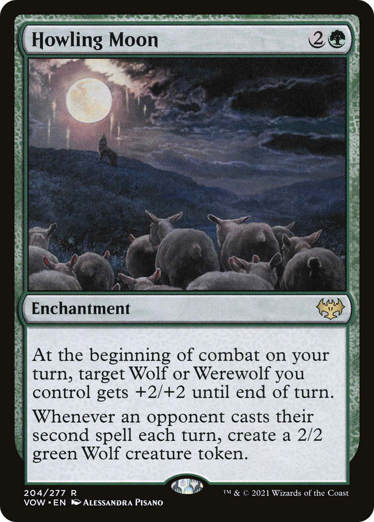 Howling Moon (VOW-204) - Innistrad: Crimson Vow Foil