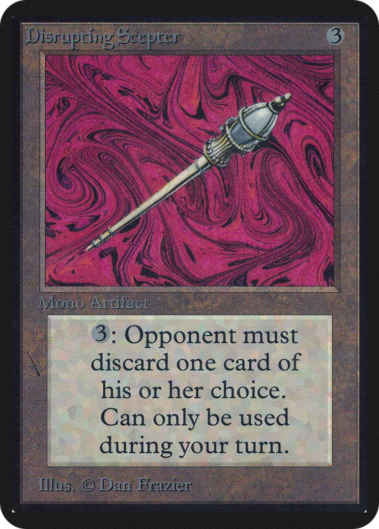 Disrupting Scepter (LEA-) - Limited Edition Alpha