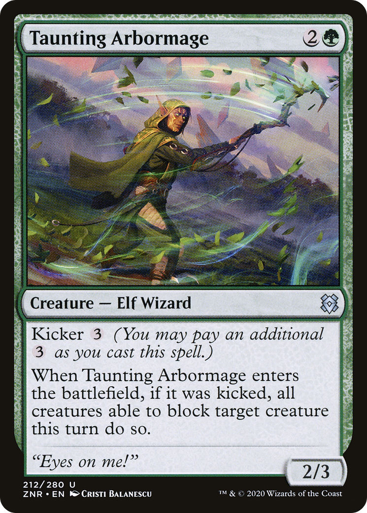 Taunting Arbormage (ZNR-212) - Zendikar Rising Foil