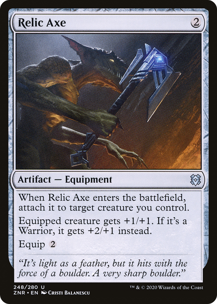 Relic Axe (ZNR-248) - Zendikar Rising