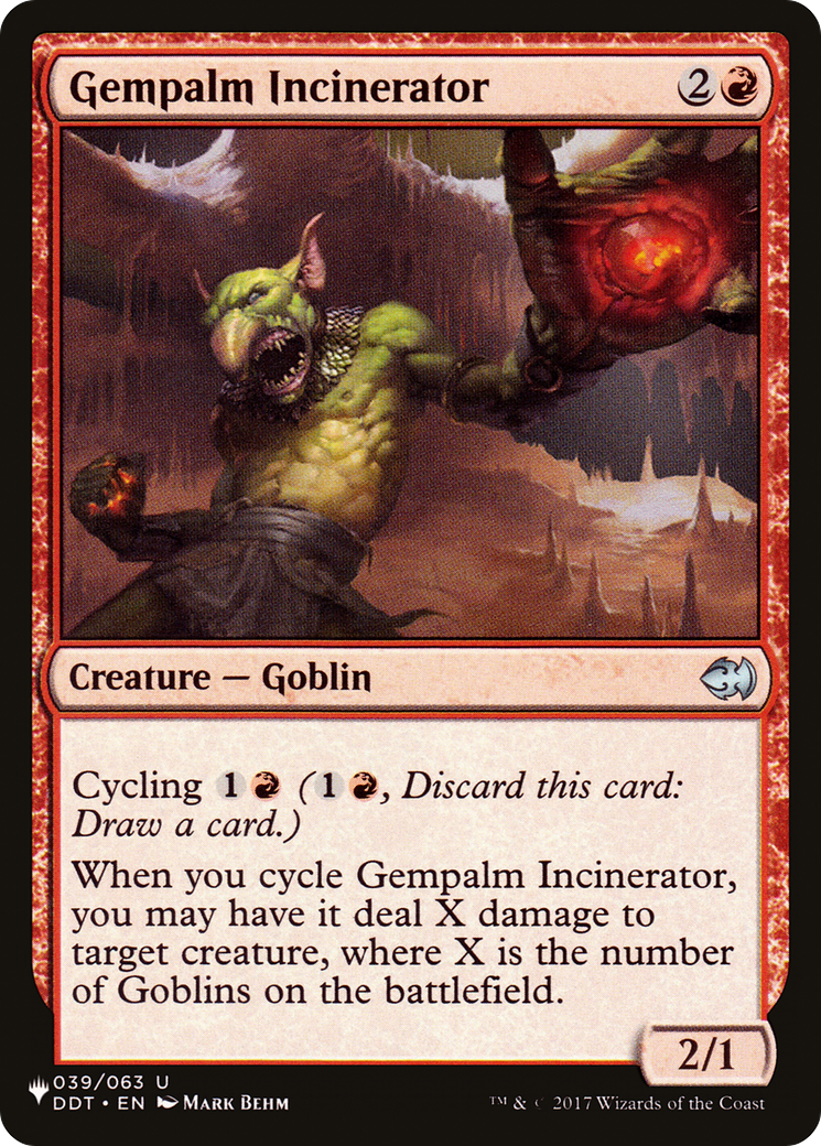 Gempalm Incinerator (LIST-039/063) - The List