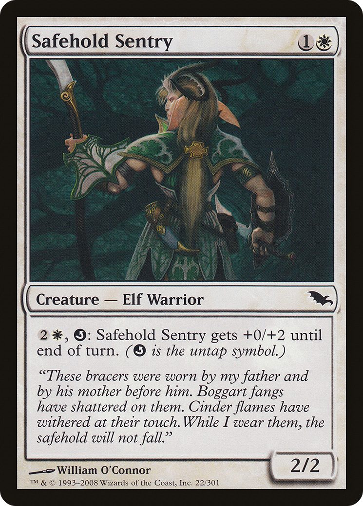 Sentinelle de Safehold (SHM-022) - Shadowmoor Foil 